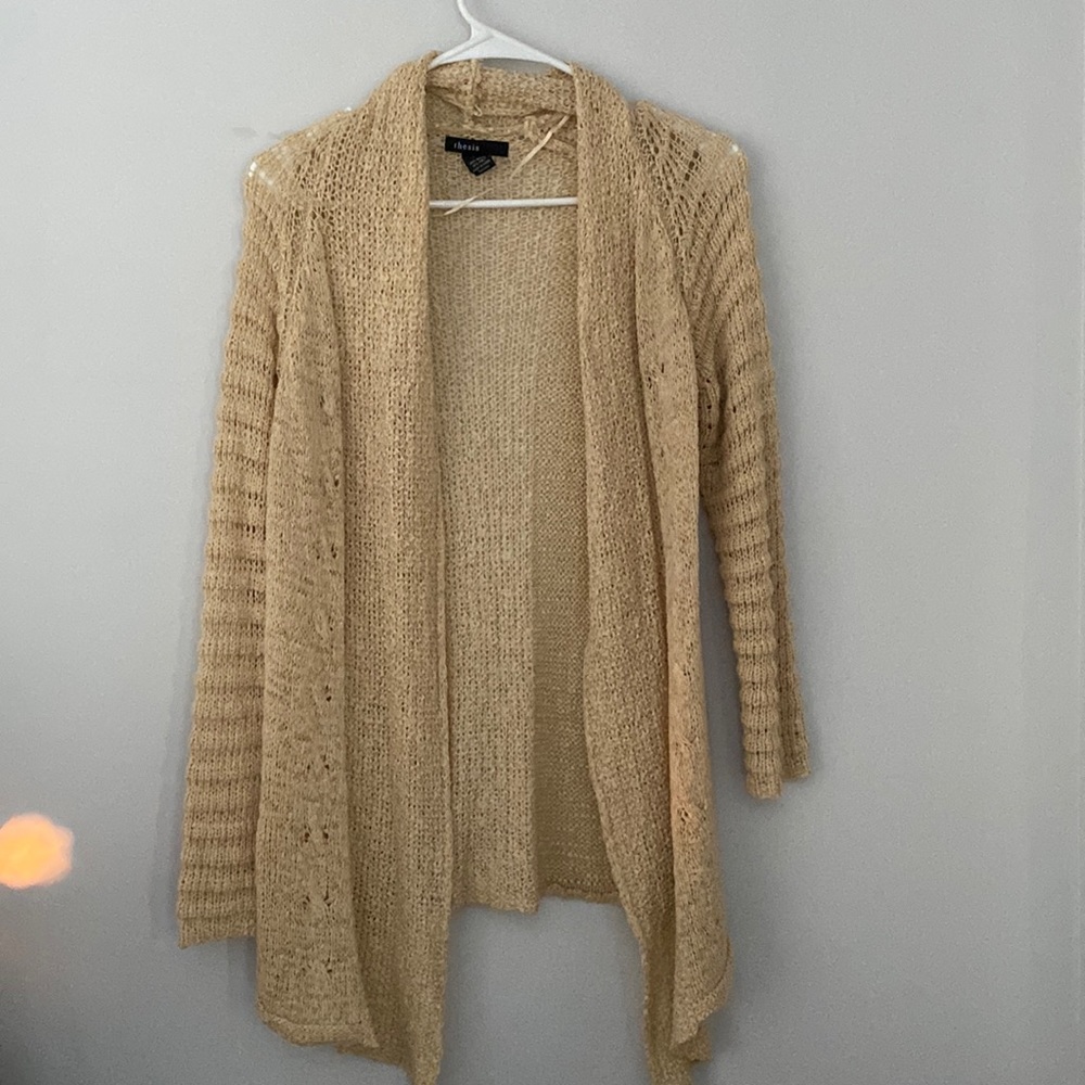Womens beige cardigan